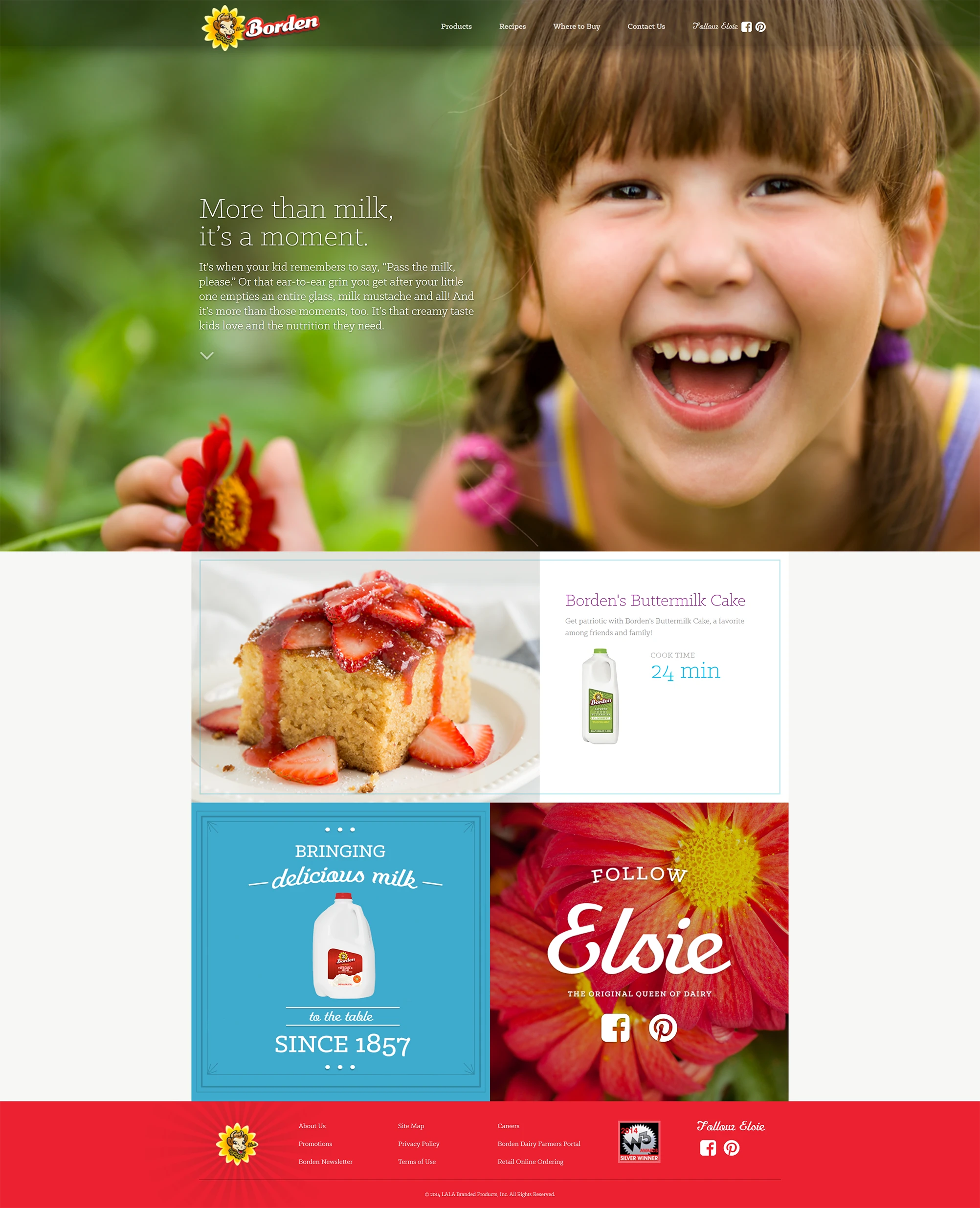 Borden Dairy Website